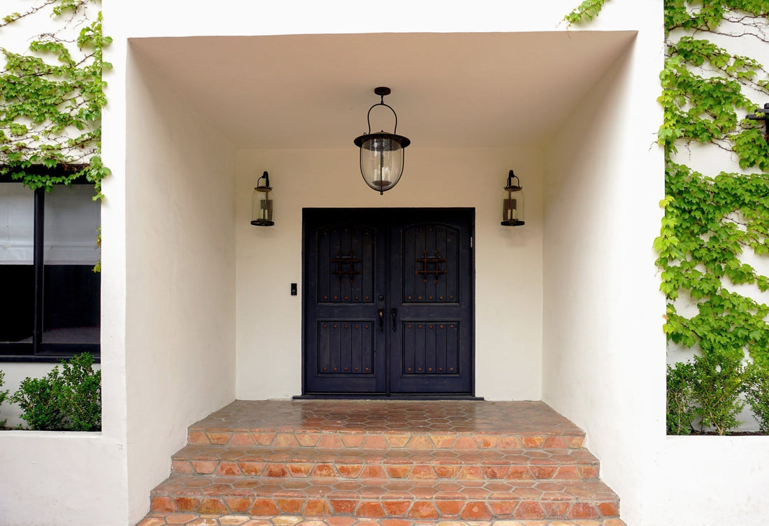 Monterey County Outdoor Hanging Pendant Installed