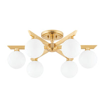 Brass Semi-Flush Mount Ceiling Lights