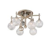 Silver Semi-Flush Mount Ceiling Lights