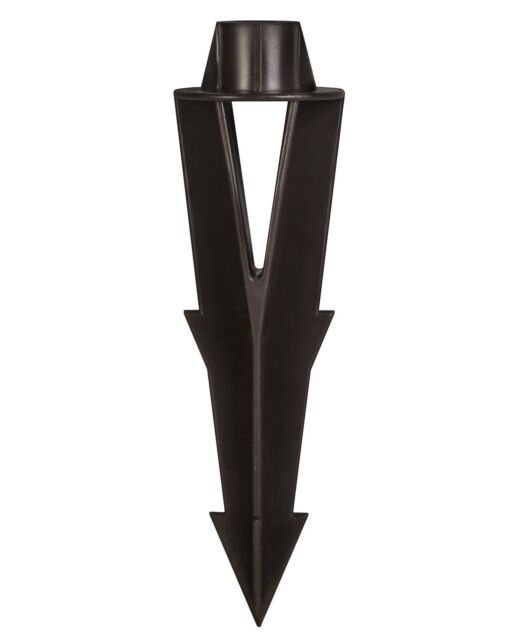 Hinkley Lighting 9" Ground Spike in Bronze - Durable Composite Landscape Light Accessory