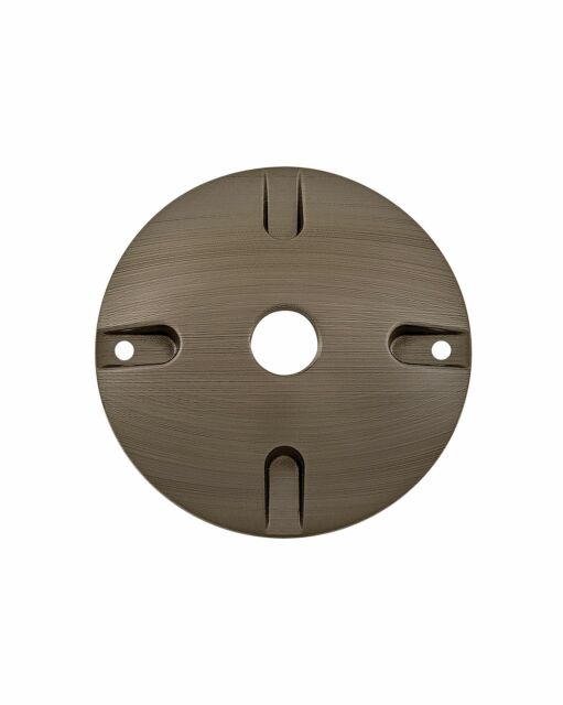 Hinkley Lighting Hardy Island Junction Box Cover - Durable Solid Brass, Matte Bronze Finish