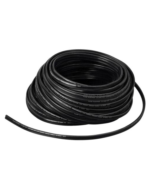 Hinkley Lighting 12 AWG Black Wire - 100 Feet, Durable Electrical Wire for High-Power Applications