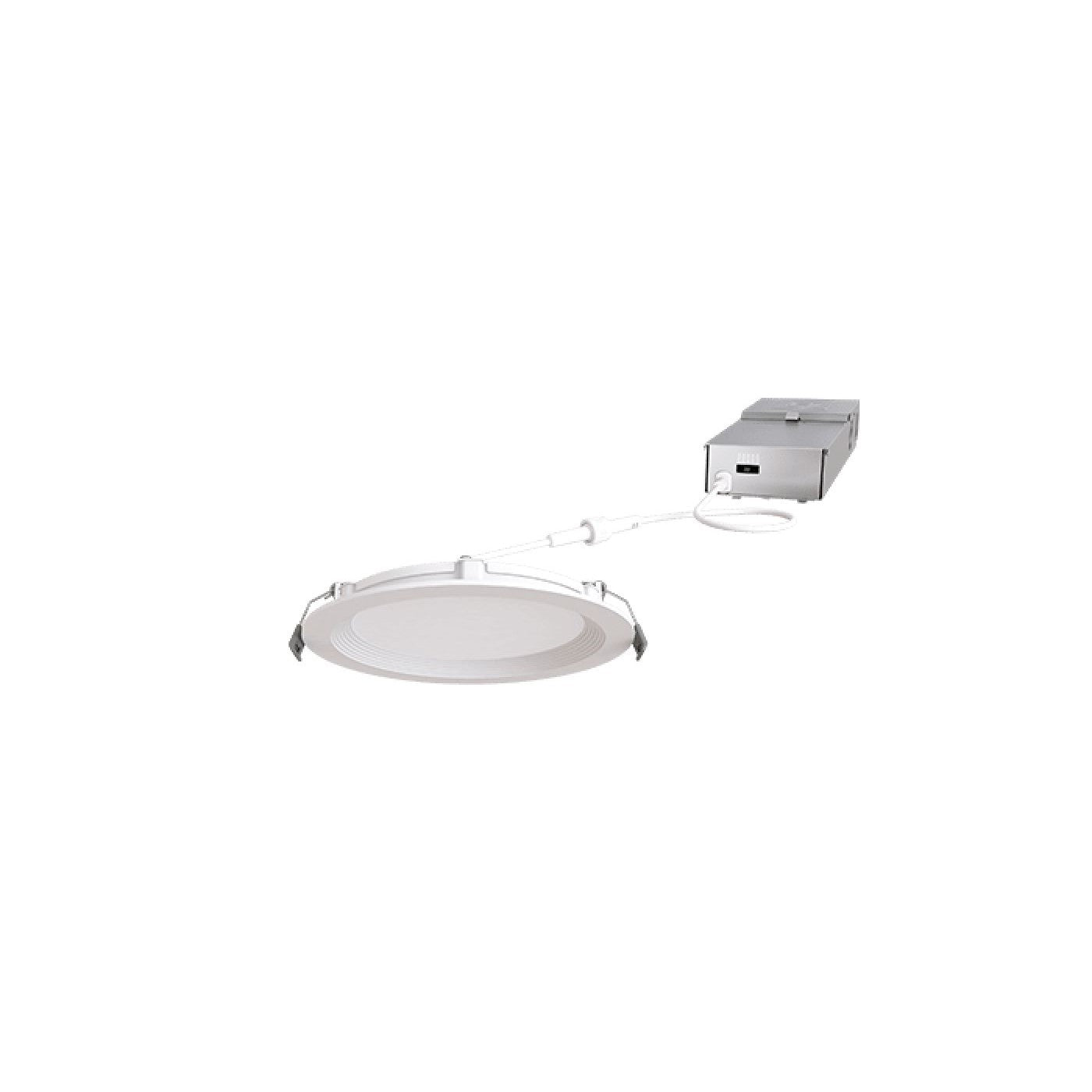 10W 6-Inch LED MultiFit Round Recessed Downlight, 800 Lumens, 5 Selectable CCT, 90+ CRI, Dimmable