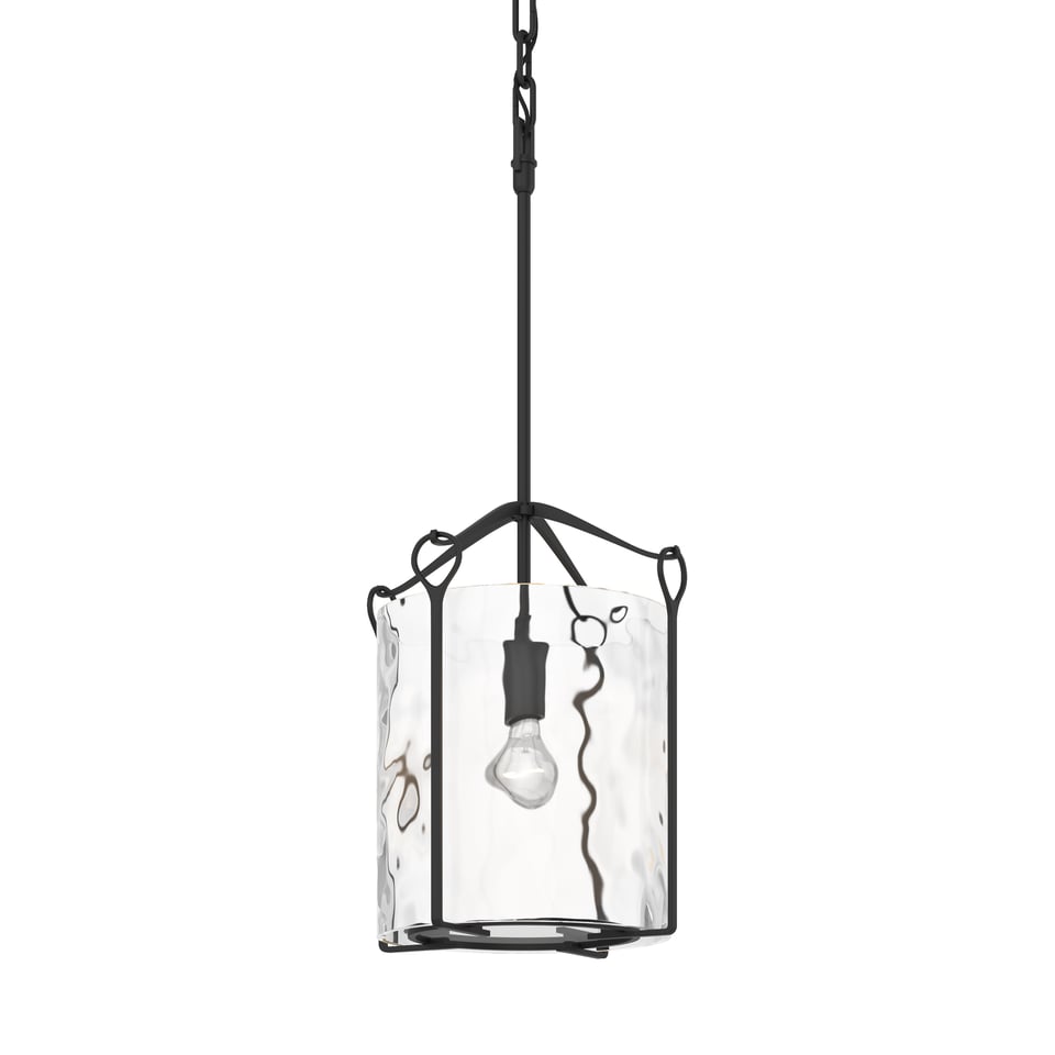 Bow Tall Mini Pendant By Hubbardton Forge 23" Height, Dimmable, Customizable Glass Shades