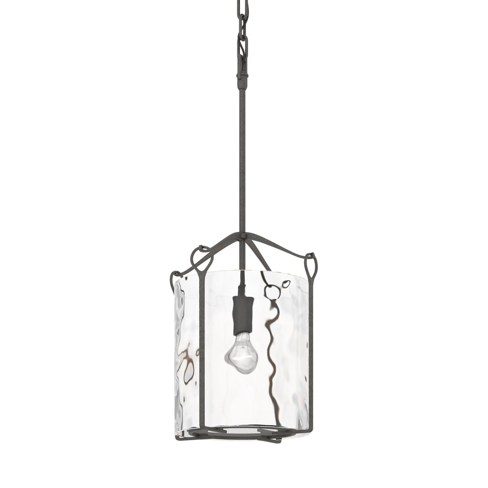 Bow Tall Mini Pendant By Hubbardton Forge 23" Height, Dimmable, Customizable Glass Shades