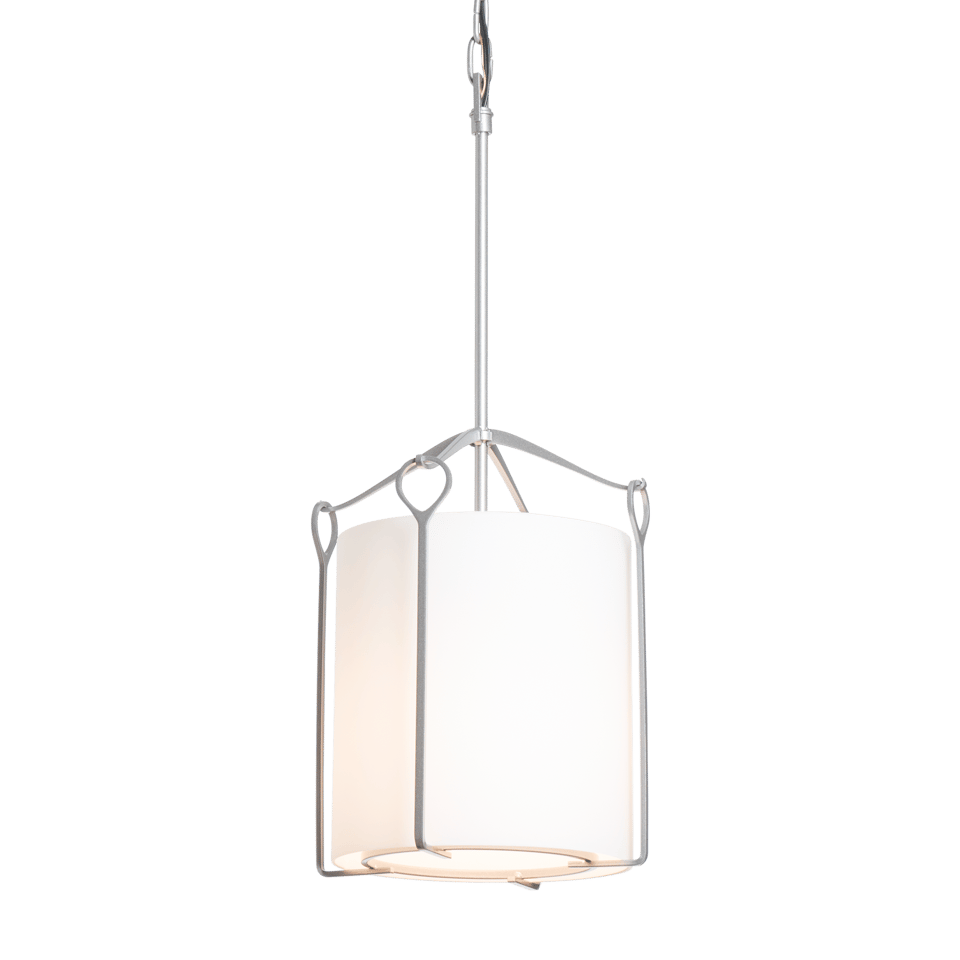 Bow Tall Mini Pendant By Hubbardton Forge 23" Height, Dimmable, Customizable Glass Shades