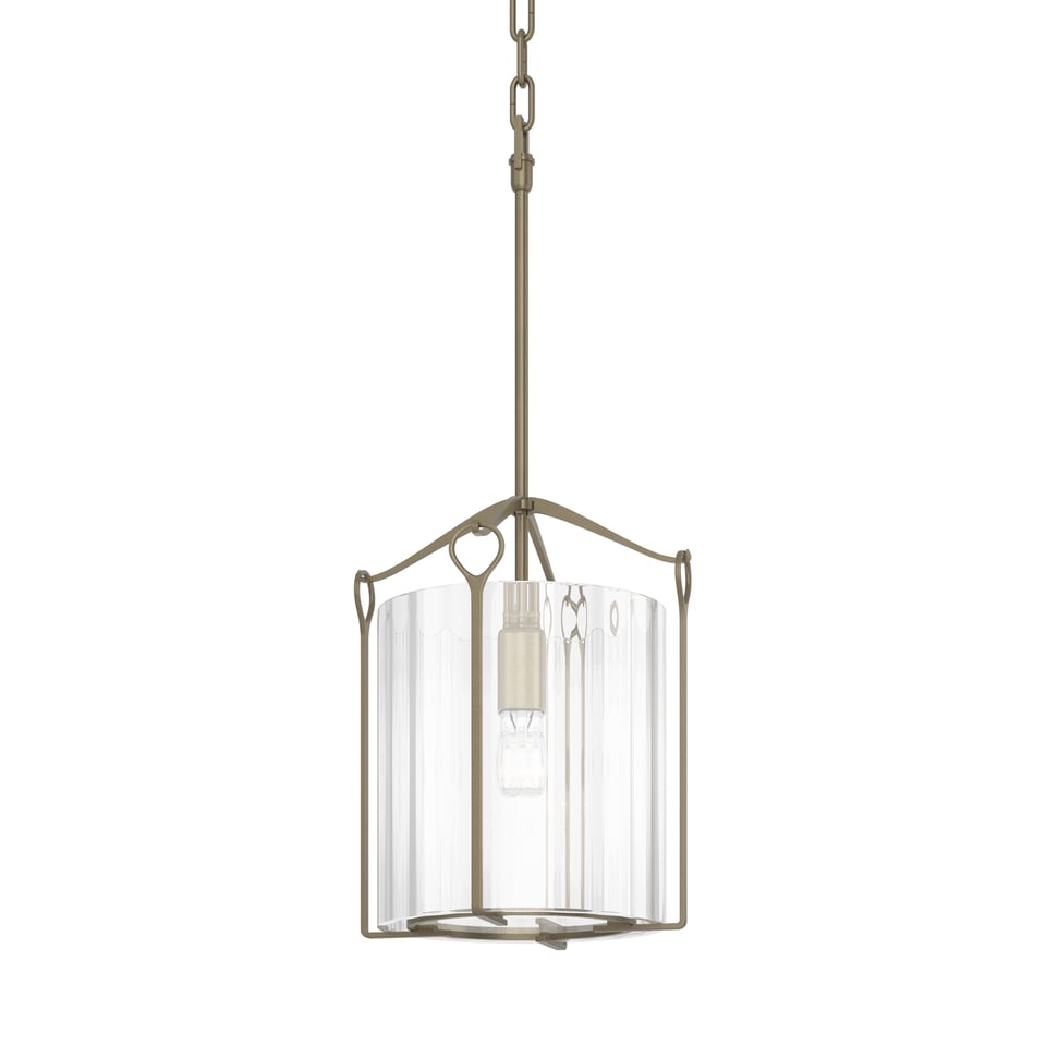 Bow Tall Mini Pendant By Hubbardton Forge 23" Height, Dimmable, Customizable Glass Shades