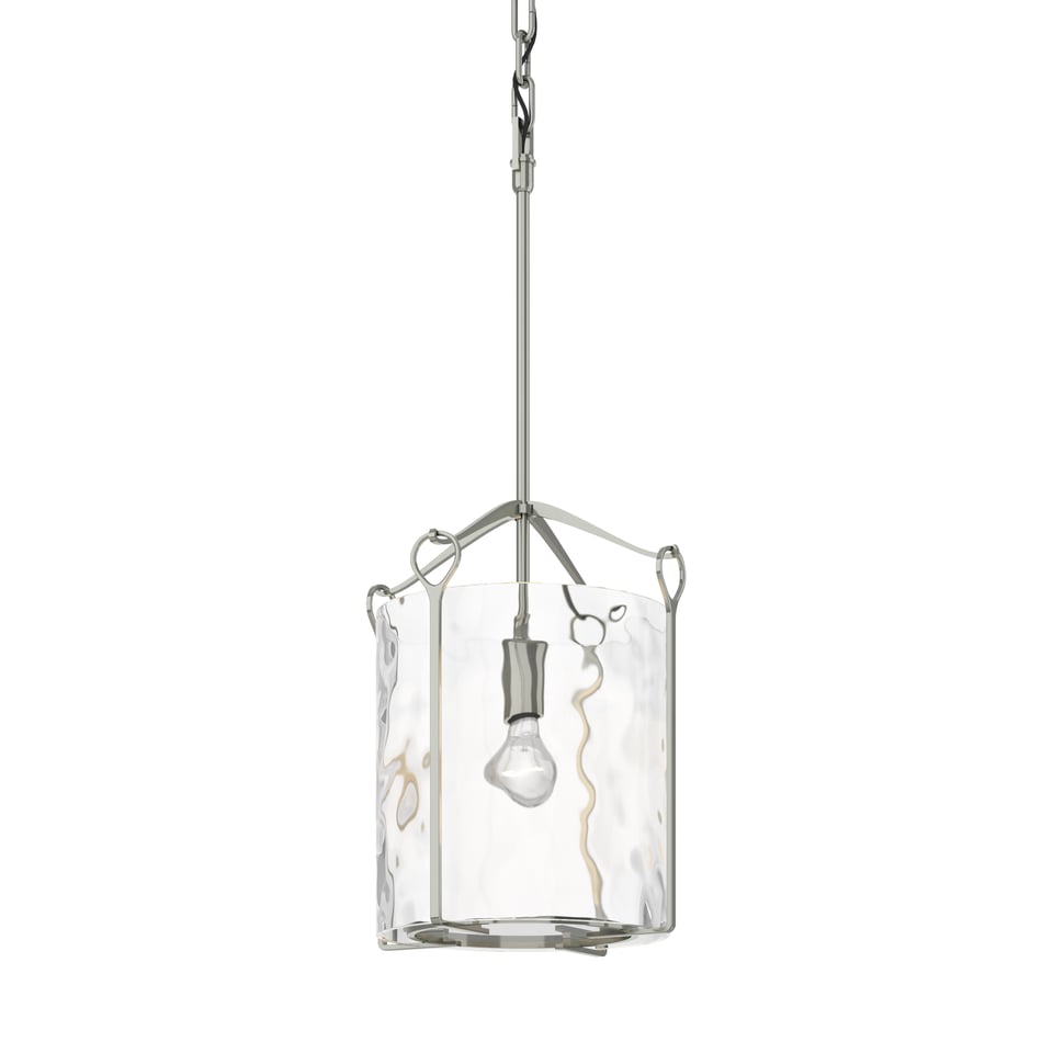 Bow Tall Mini Pendant By Hubbardton Forge 23" Height, Dimmable, Customizable Glass Shades