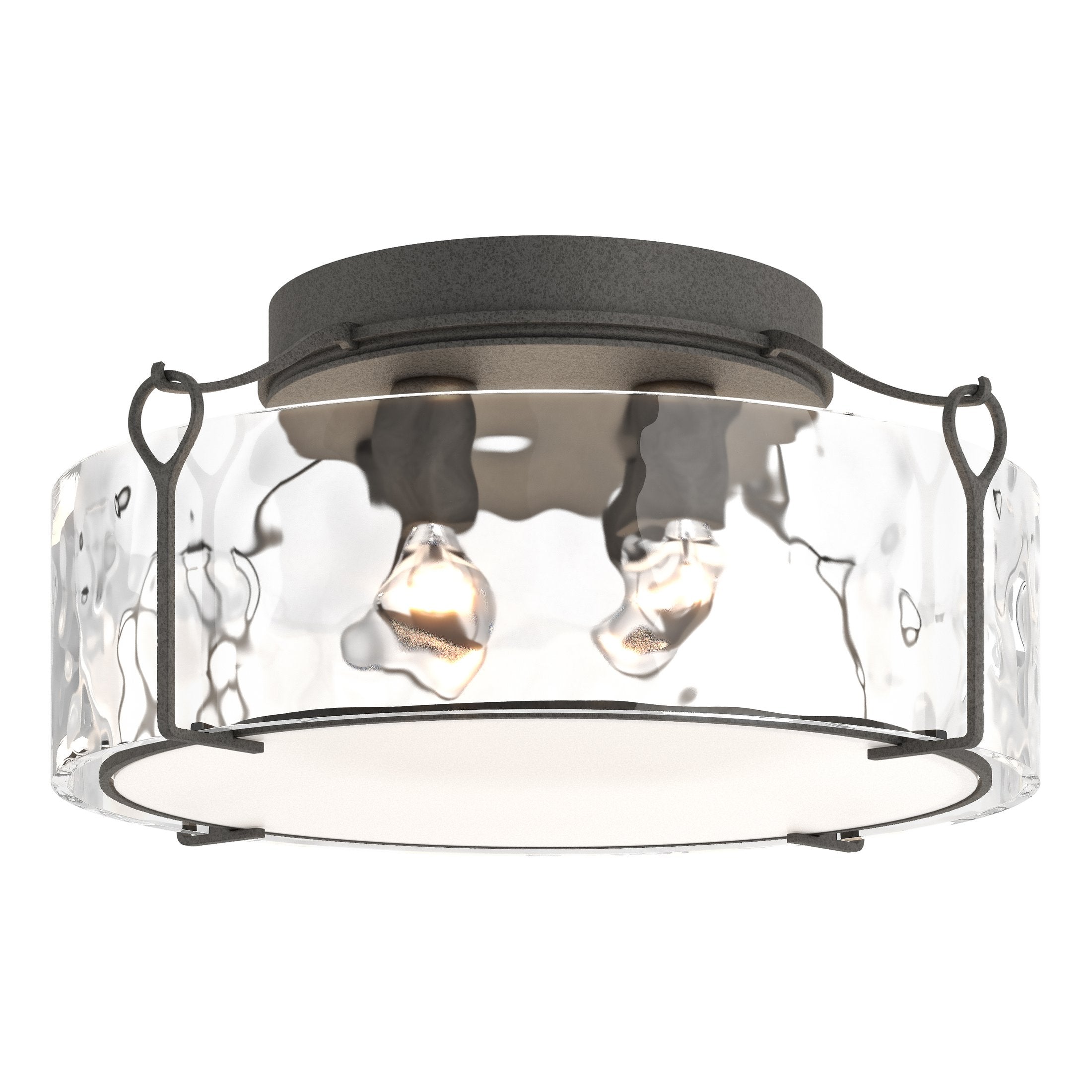 Bow Large Semi-Flush Light Fixture by Hubbardton Forge - Dimmable, Multiple Finishes, USA Made