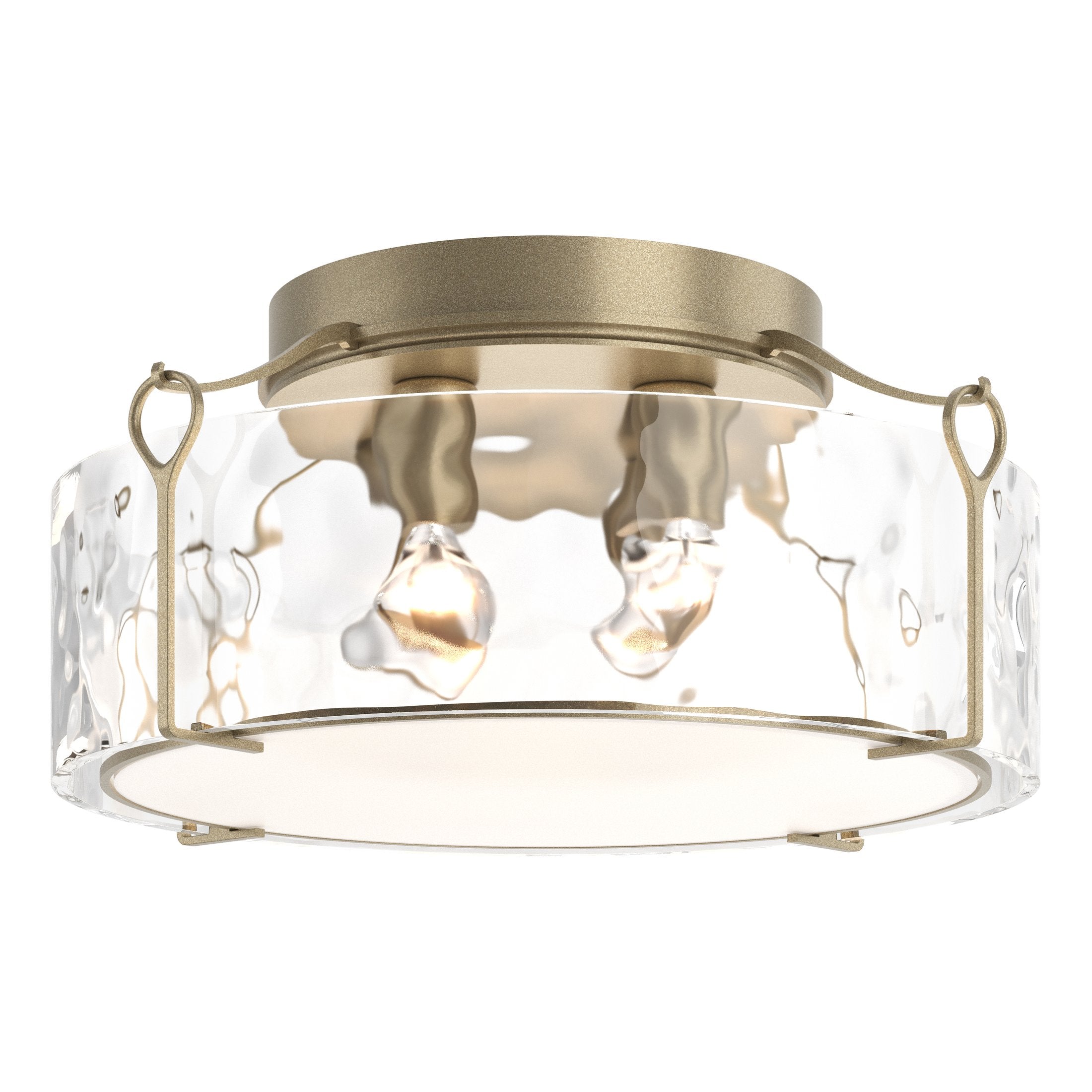 Bow Large Semi-Flush Light Fixture by Hubbardton Forge - Dimmable, Multiple Finishes, USA Made