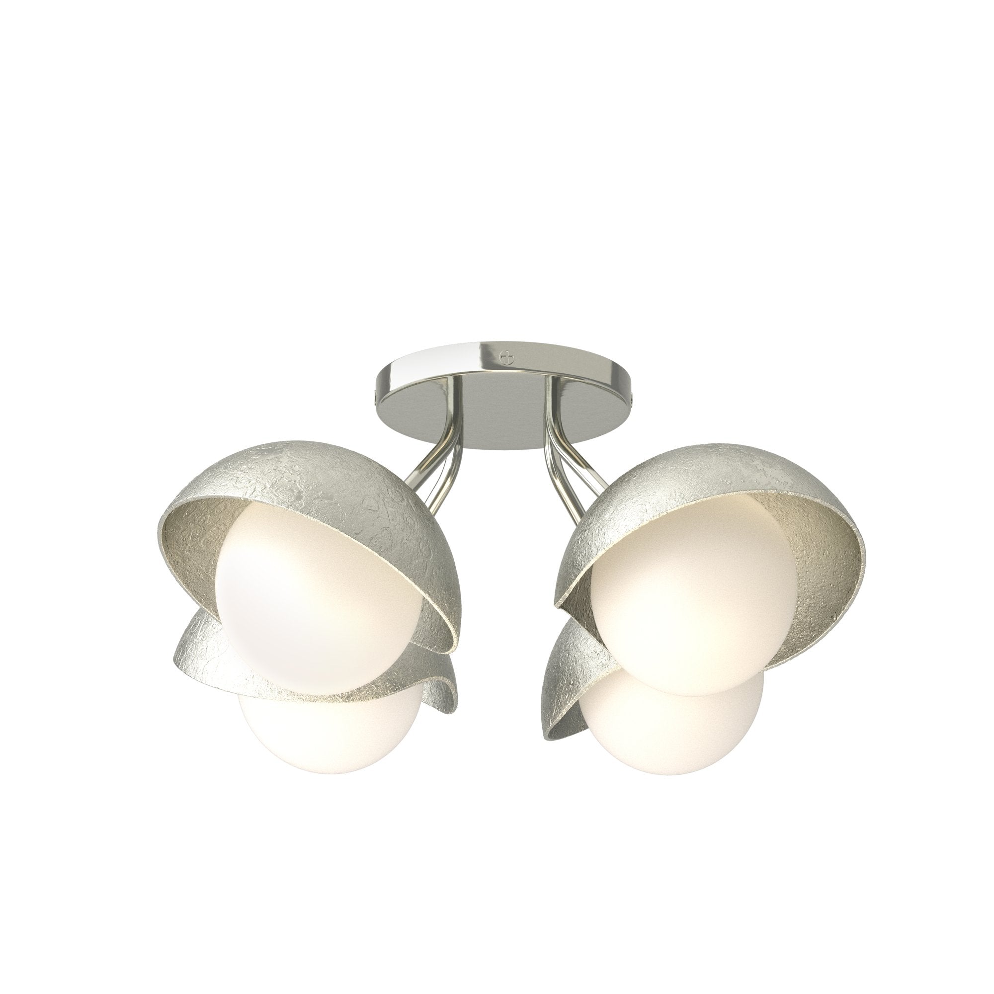 Brooklyn 4-Light Semi-Flush Ceiling Fixture with Customizable Finish by Hubbardton Forge