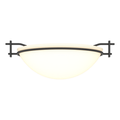 Hubbardton Forge Moonband Semi-Flush Ceiling Light, Handcrafted Steel, Dimmable, Multiple Finishes