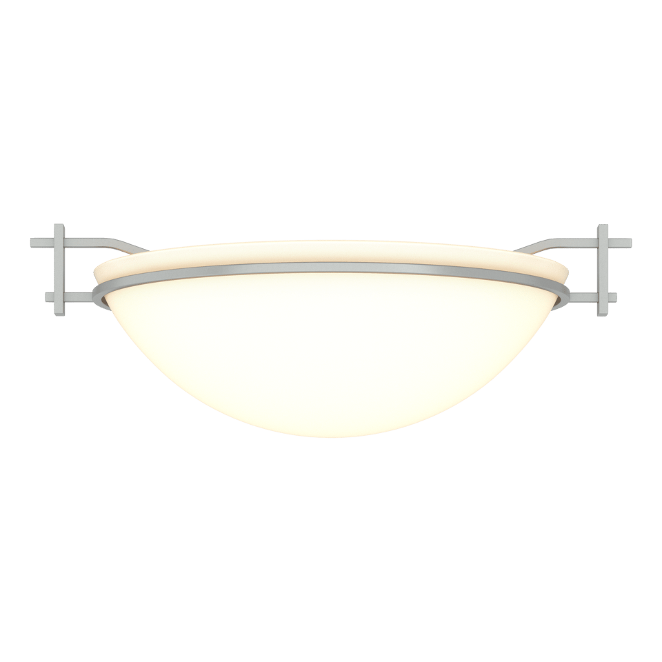 Hubbardton Forge Moonband Semi-Flush Ceiling Light, Handcrafted Steel, Dimmable, Multiple Finishes