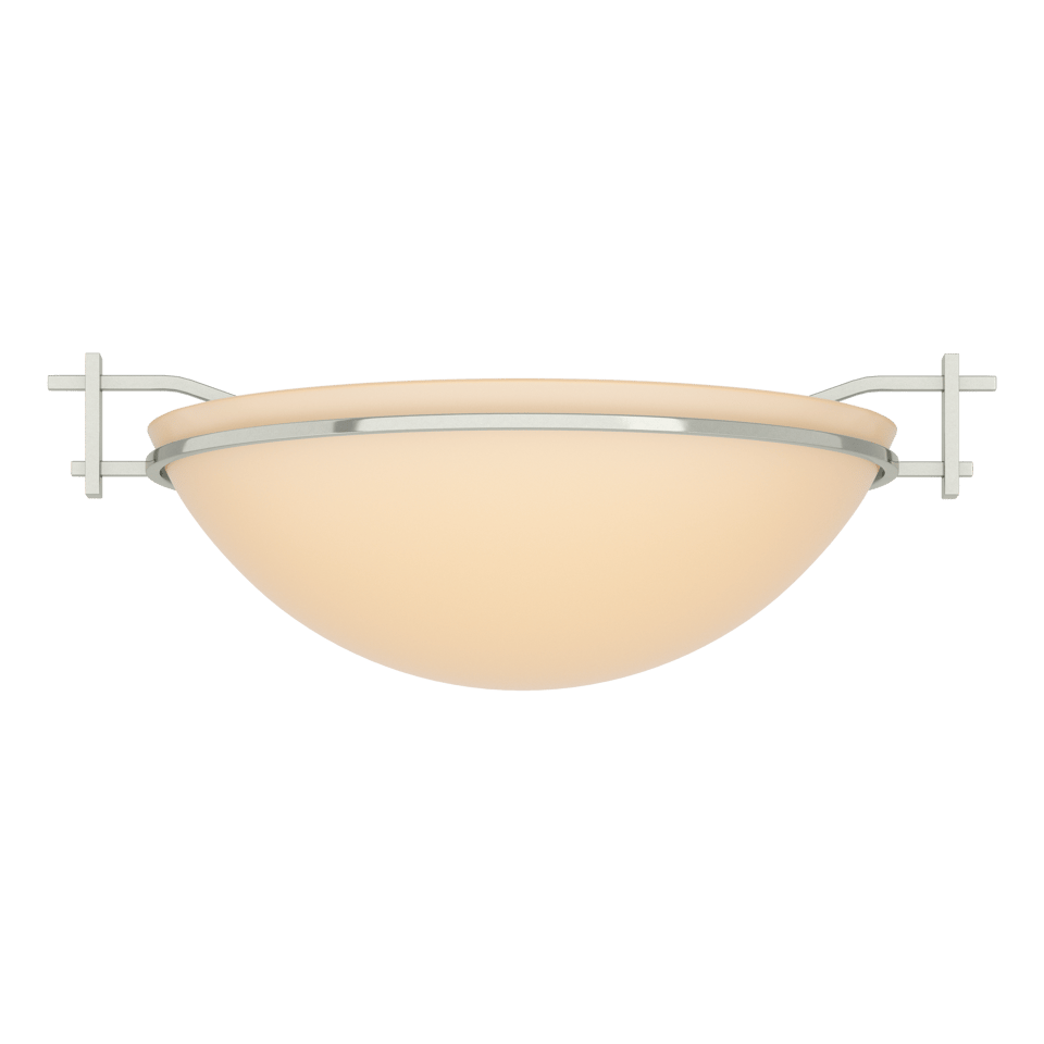 Hubbardton Forge Moonband Semi-Flush Ceiling Light, Handcrafted Steel, Dimmable, Multiple Finishes