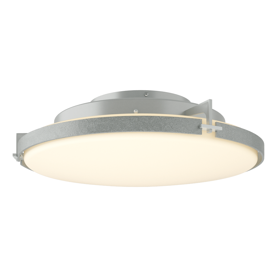 Hubbardton Forge Metra 2-Light LED Flush Mount, Dimmable, 1400 Lumen, Damp Location Rated, 3000K