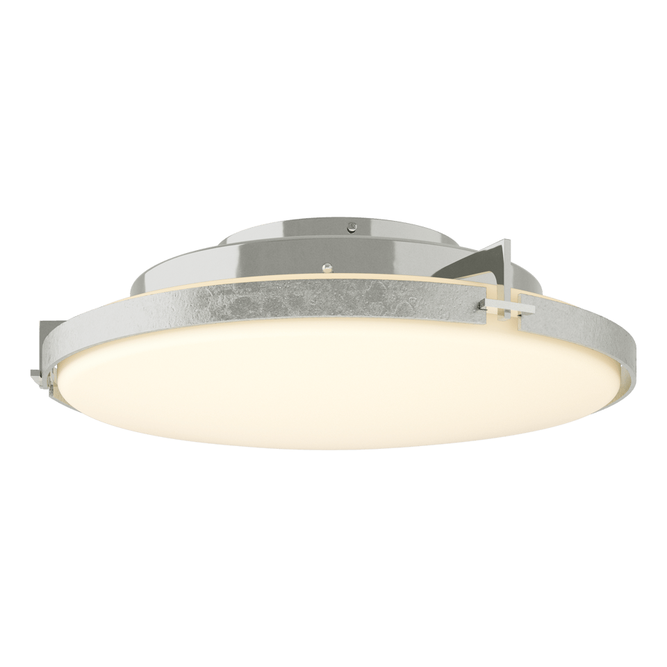 Hubbardton Forge Metra 2-Light LED Flush Mount, Dimmable, 1400 Lumen, Damp Location Rated, 3000K