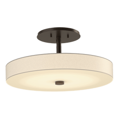 Hubbardton Forge Disq LED Semi-Flush Ceiling Light - 1150 Lumens, 23W, Custom Finishes, Handcrafted