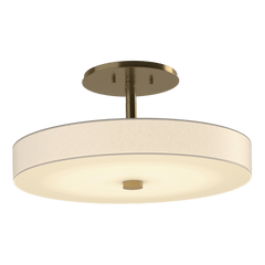 Hubbardton Forge Disq LED Semi-Flush Ceiling Light - 1150 Lumens, 23W, Custom Finishes, Handcrafted