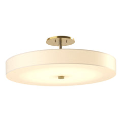 Hubbardton Forge Disq Large 23" LED Semi-Flush Ceiling Light, Energy Efficient, Dimmable, 1400 Lumens