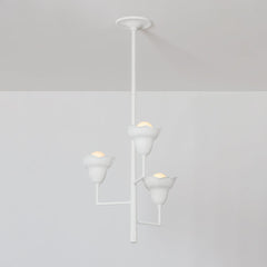 Alora 3-Light Pendant Light by Hudson Valley Lighting - Vintage GoldLeaf & White Plaster Design