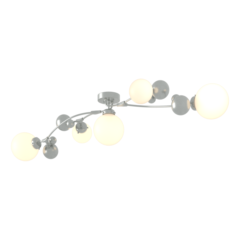 Hubbardton Forge Sprig 5-Light Semi-Flush Fixture in Multiple Finishes, Dimmable, UL Damp Rated