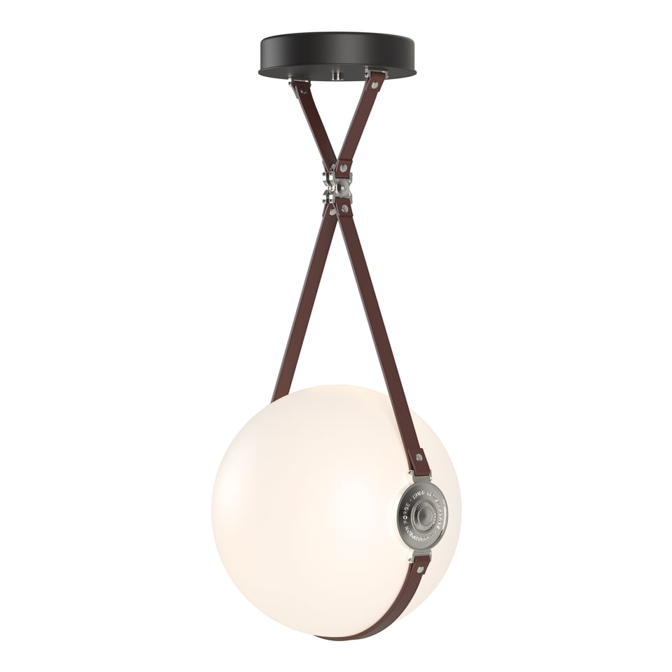 Derby Large 14-Inch LED Pendant Light By Hubbardton Forge - Energy Efficient, Dimmable, UL Damp Rated