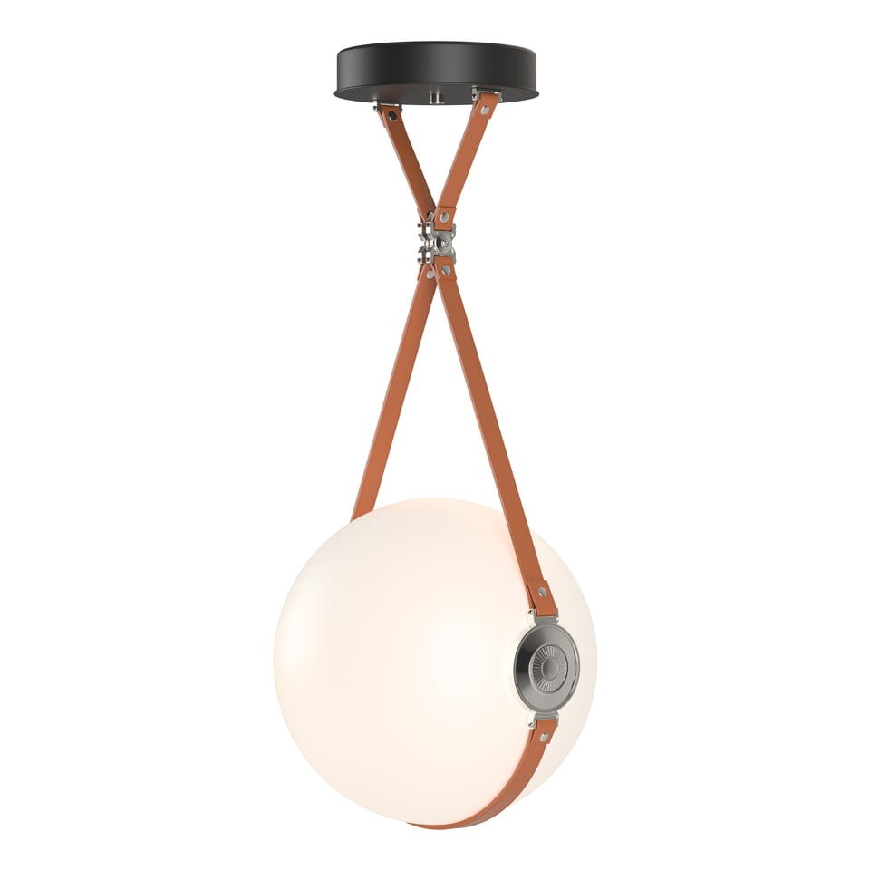 Derby Large 14-Inch LED Pendant Light By Hubbardton Forge - Energy Efficient, Dimmable, UL Damp Rated