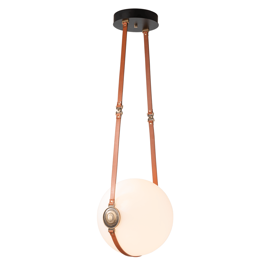 Derby Large 14-Inch LED Pendant Light By Hubbardton Forge - Energy Efficient, Dimmable, UL Damp Rated