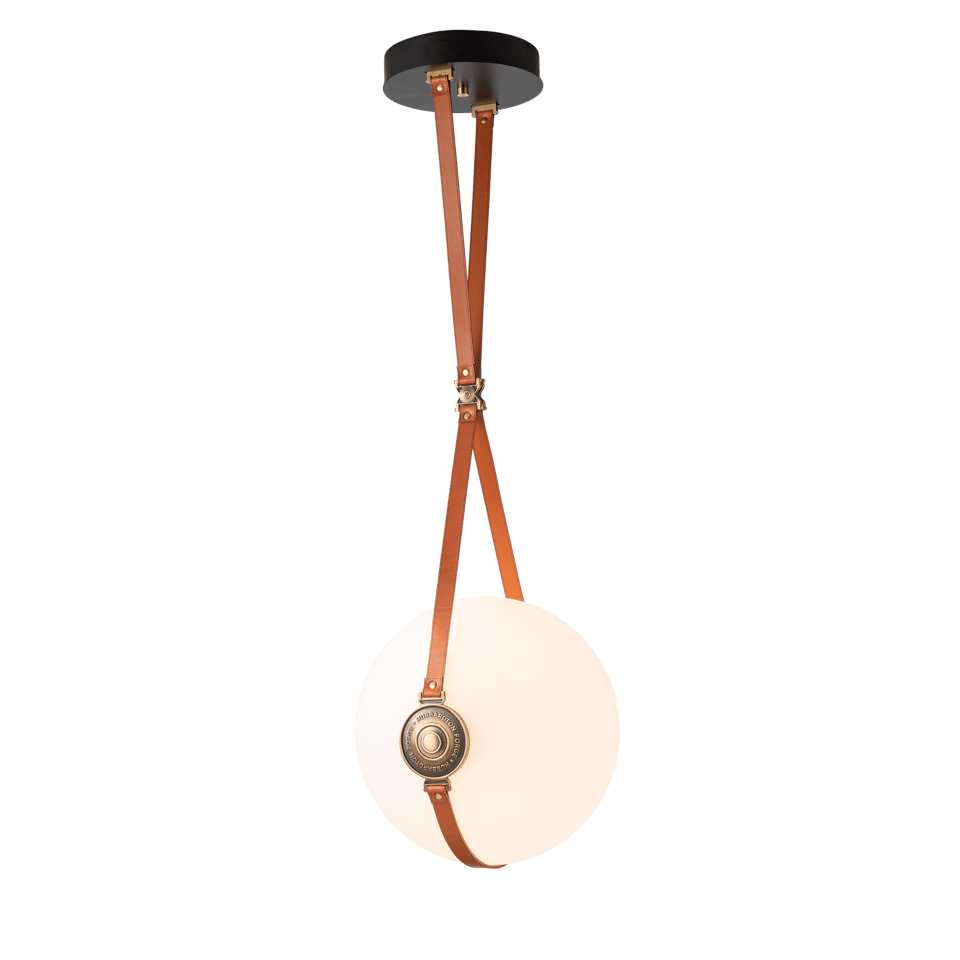 Derby Large 14-Inch LED Pendant Light By Hubbardton Forge - Energy Efficient, Dimmable, UL Damp Rated