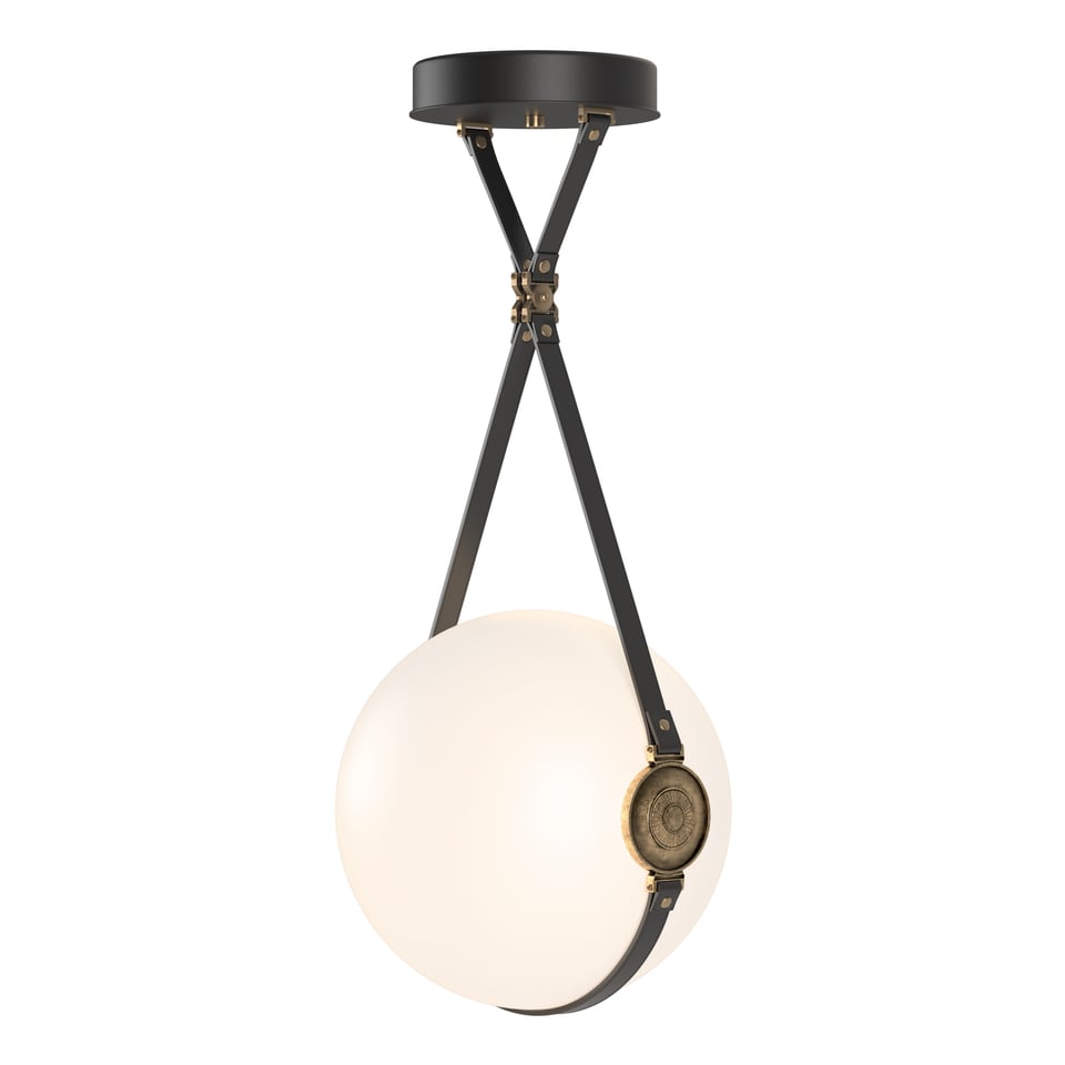 Derby Large 14-Inch LED Pendant Light By Hubbardton Forge - Energy Efficient, Dimmable, UL Damp Rated