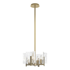 Hubbardton Forge Arc 4-Light Adjustable Semi-Flush/Pendant with Customizable Finish Options