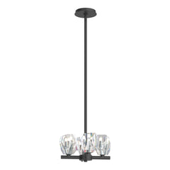 Gatsby 4-Light Semi-Flush/Pendant by Hubbardton Forge - Versatile Crystal Design, Dimmable Options