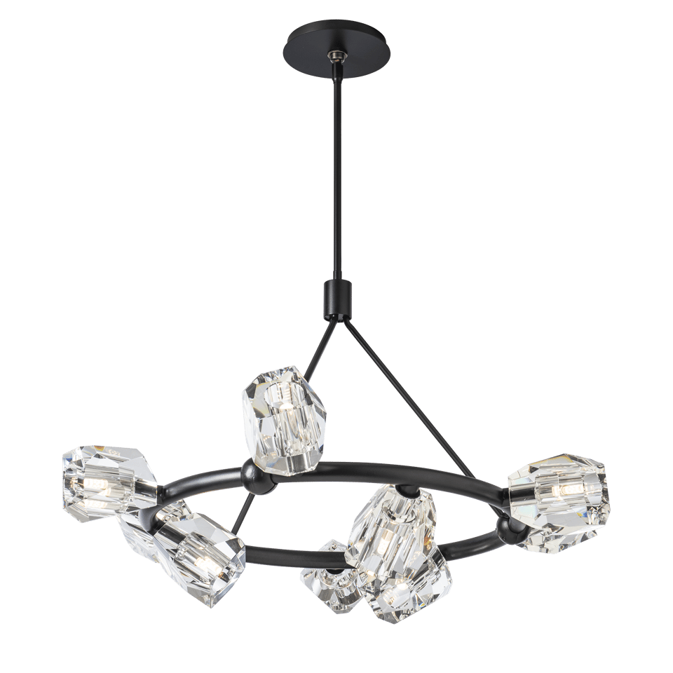 Gatsby 9-Light Ring Pendant by Hubbardton Forge with Adjustable Height & Dimmable Feature