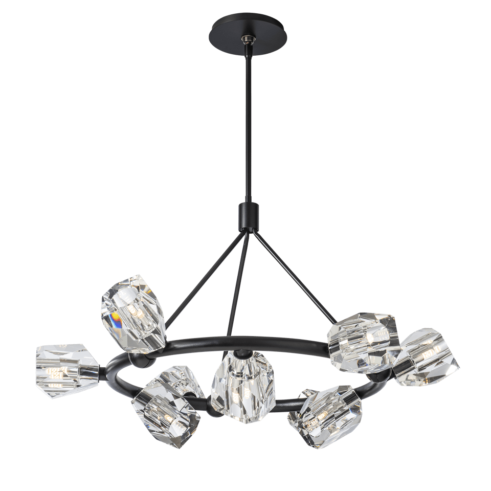 Gatsby 9-Light Ring Pendant by Hubbardton Forge with Adjustable Height & Dimmable Feature