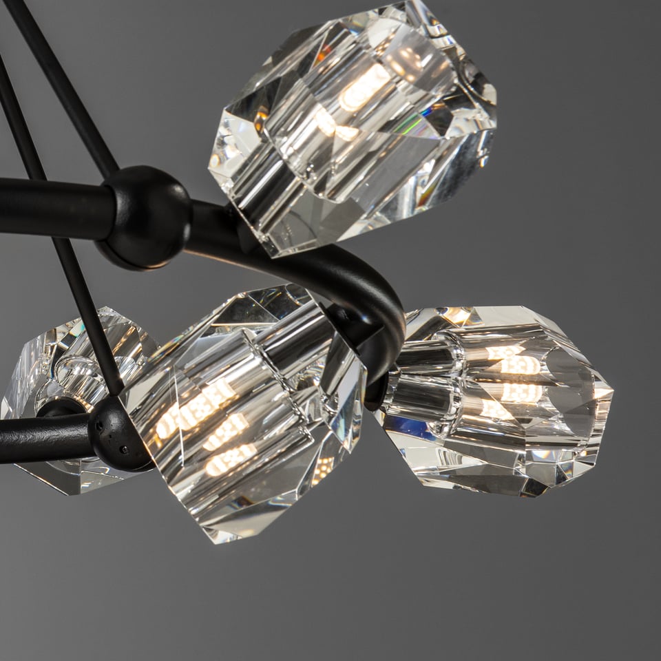 Gatsby 9-Light Ring Pendant by Hubbardton Forge with Adjustable Height & Dimmable Feature