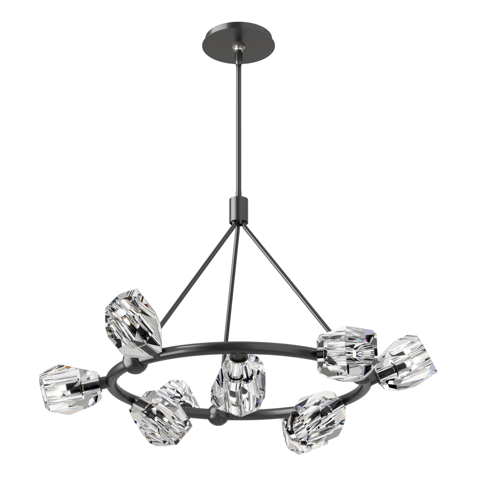 Gatsby 9-Light Ring Pendant by Hubbardton Forge with Adjustable Height & Dimmable Feature