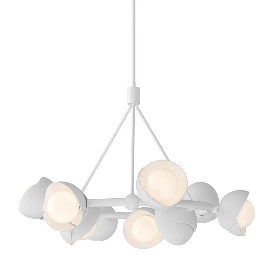 Brooklyn 9-Light Double Shade Pendant by Hubbardton Forge - Dimmable & Elegant Design