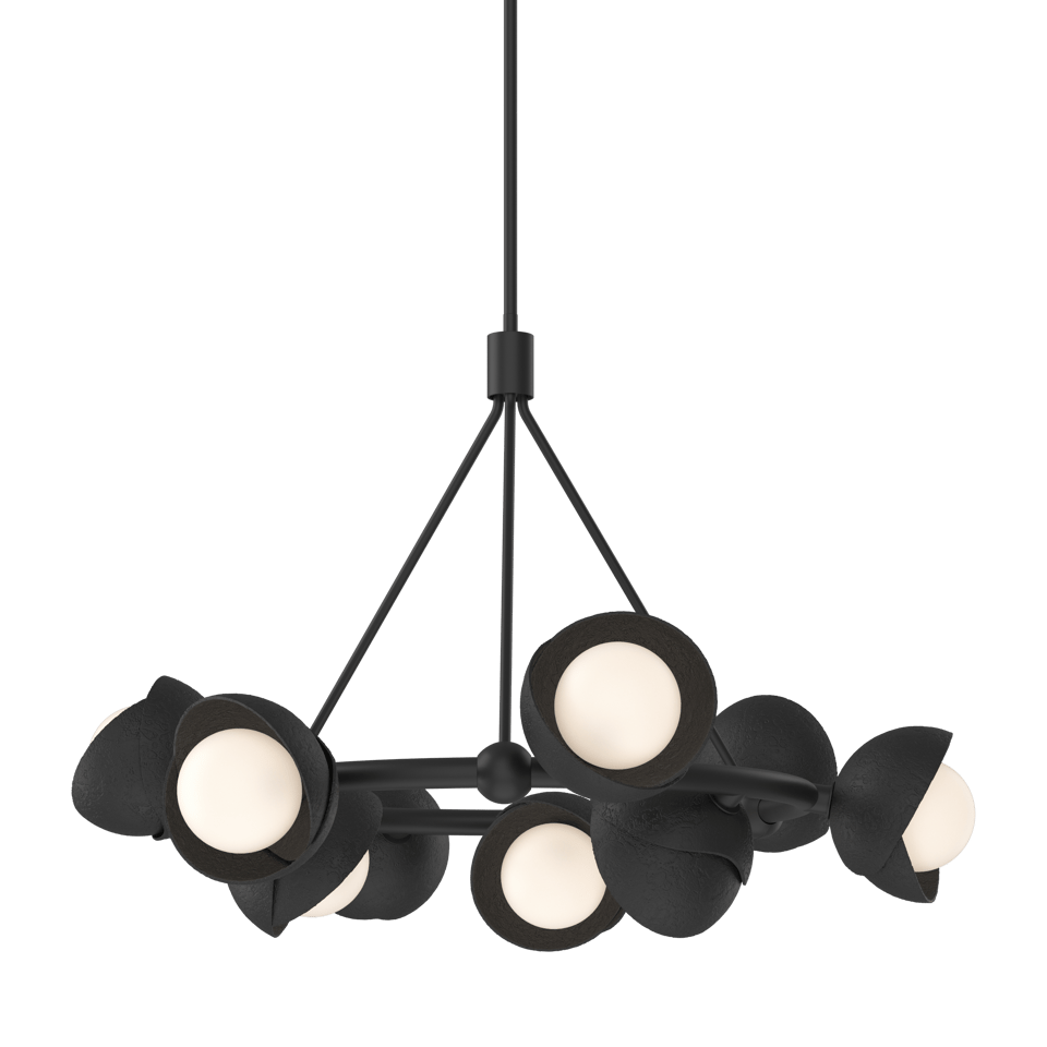 Brooklyn 9-Light Double Shade Pendant by Hubbardton Forge - Dimmable & Elegant Design