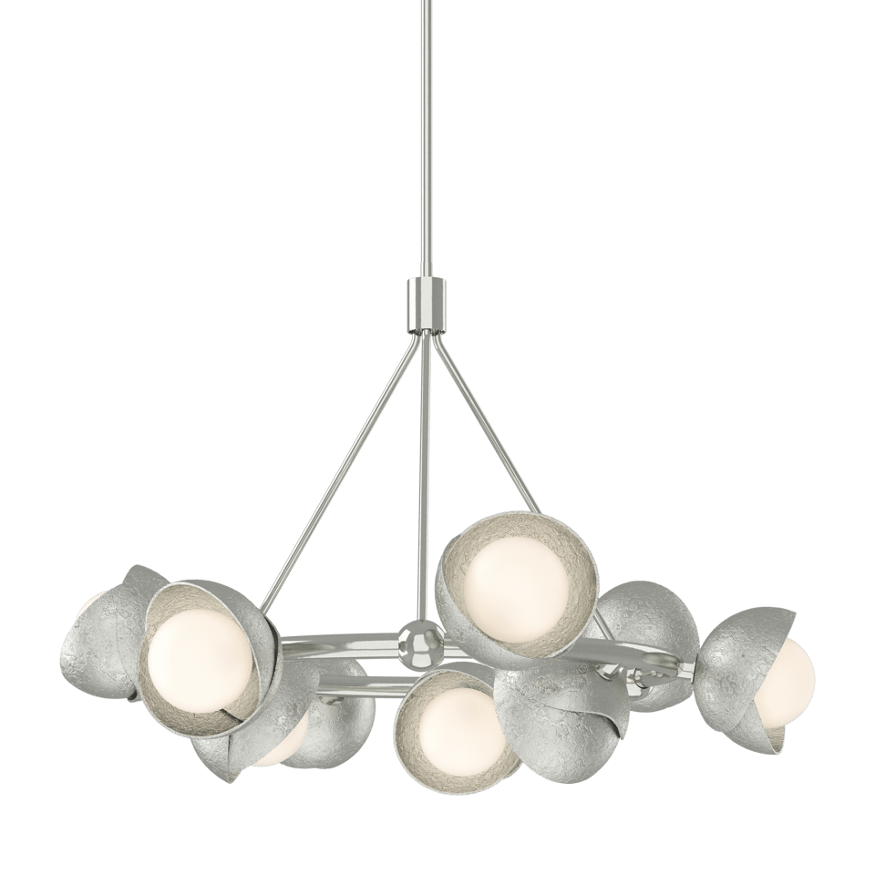 Brooklyn 9-Light Double Shade Pendant by Hubbardton Forge - Dimmable & Elegant Design