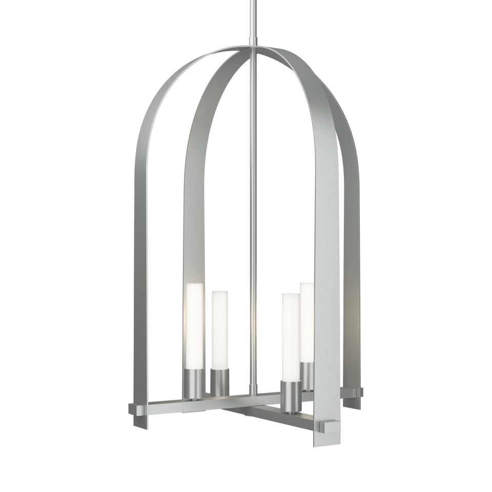 Triomphe 4-Light Pendant by Hubbardton Forge – Artisan Handmade, Dimmable, Elegant Arch Design