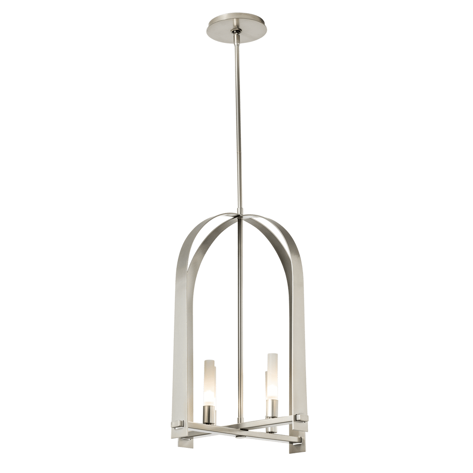 Triomphe 4-Light Pendant by Hubbardton Forge – Artisan Handmade, Dimmable, Elegant Arch Design