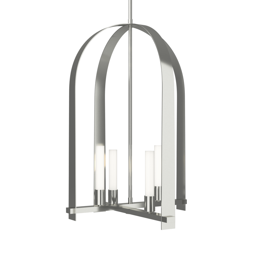 Triomphe 4-Light Pendant by Hubbardton Forge – Artisan Handmade, Dimmable, Elegant Arch Design