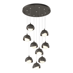 Brooklyn 9-Light Double Shade Pendant Chandelier by Hubbardton Forge – Dimmable & Versatile Design