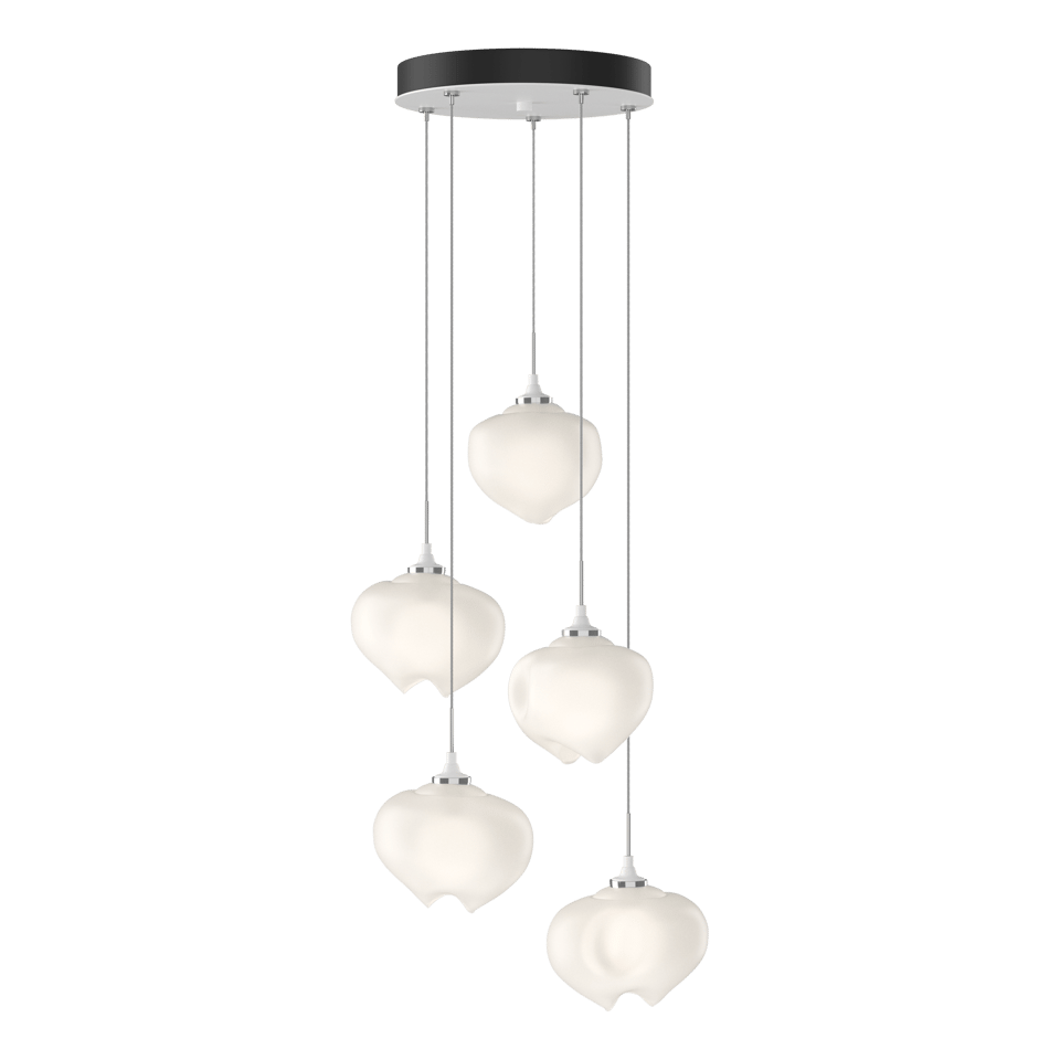 Ume 5-Light Pendant by Hubbardton Forge - Dimmable, Adjustable Hanging Height, Various Finish Options