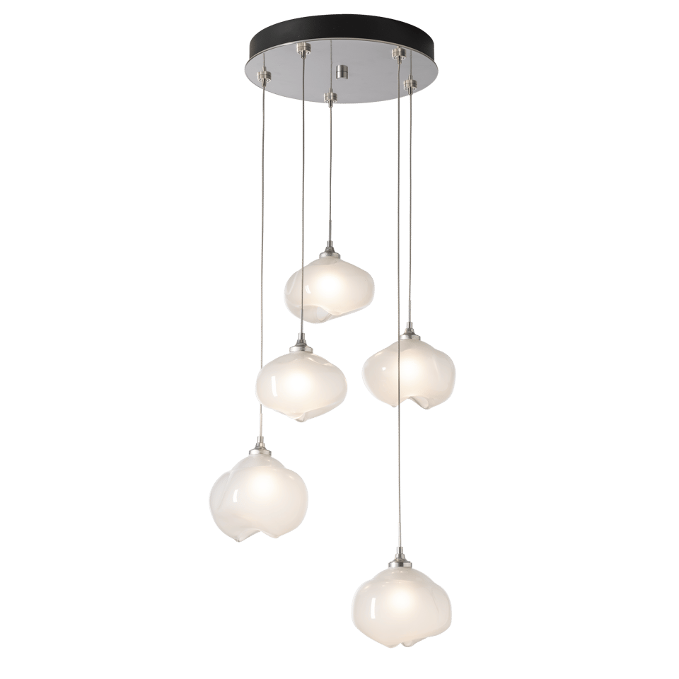 Ume 5-Light Pendant by Hubbardton Forge - Dimmable, Adjustable Hanging Height, Various Finish Options