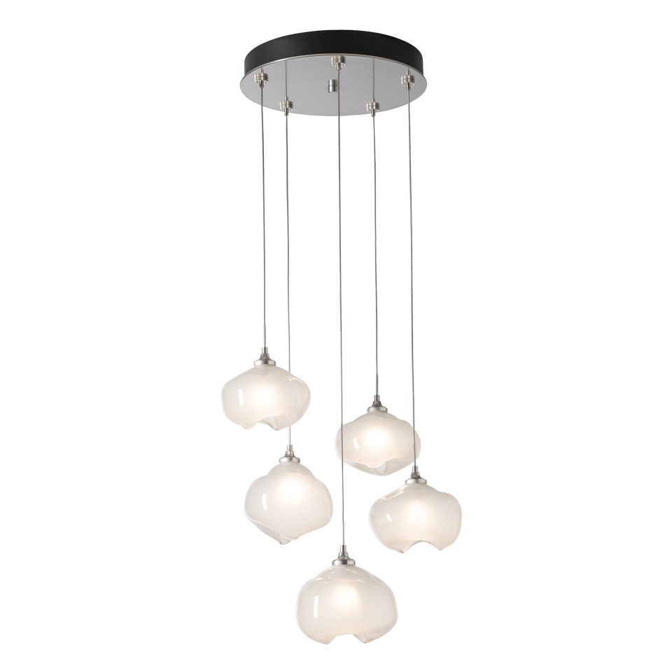 Ume 5-Light Pendant by Hubbardton Forge - Dimmable, Adjustable Hanging Height, Various Finish Options