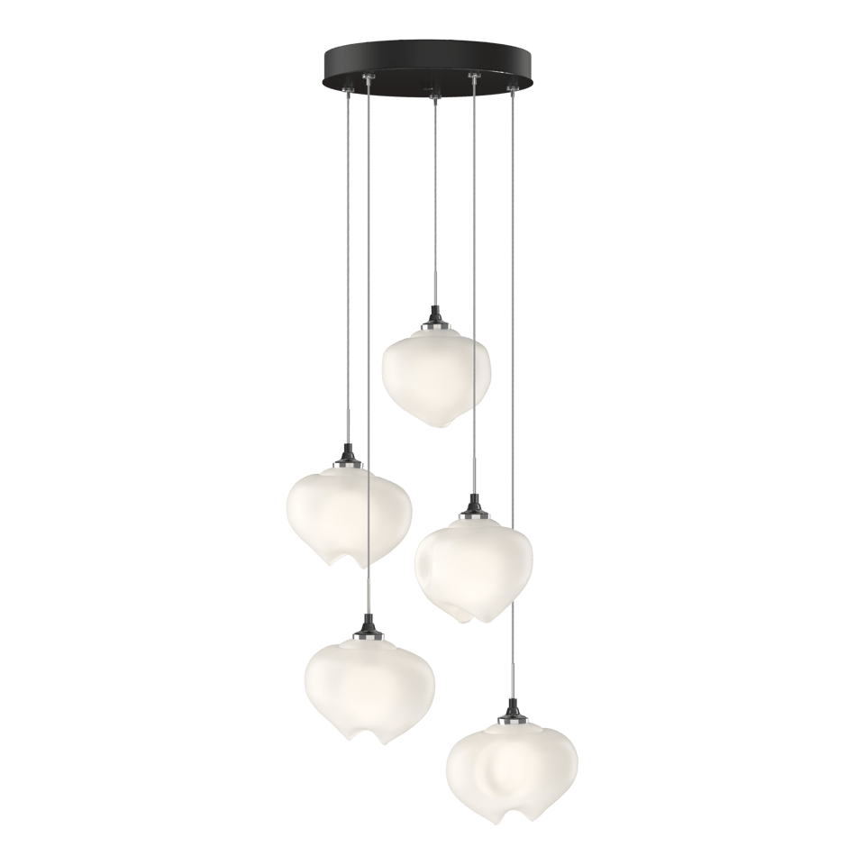 Ume 5-Light Pendant by Hubbardton Forge - Dimmable, Adjustable Hanging Height, Various Finish Options