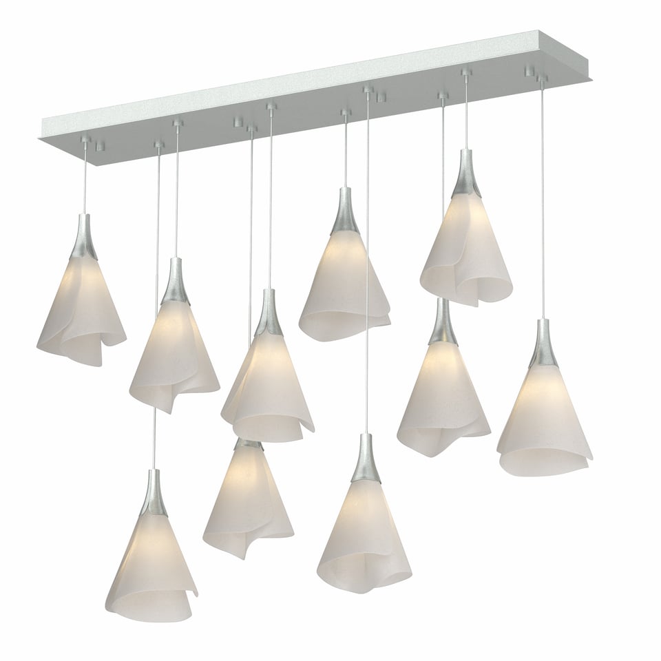 Mobius 10-Light Pendant By Hubbardton Forge With Adjustable Height & Dimmable Feature