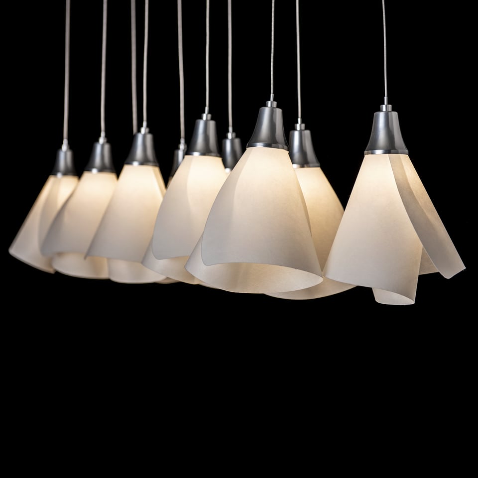 Mobius 10-Light Pendant By Hubbardton Forge With Adjustable Height & Dimmable Feature