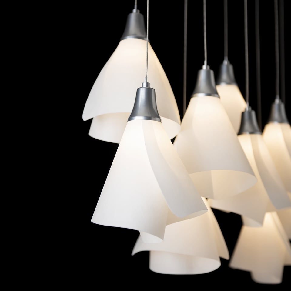 Mobius 10-Light Pendant By Hubbardton Forge With Adjustable Height & Dimmable Feature